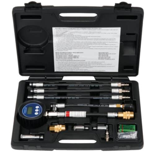 Coffret d'étanchéité et de compression de cylindre moteur essence KS TOOLS