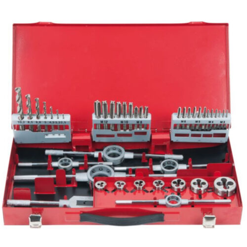 Coffret de jeux de tarauds, filières et forets KS TOOLS