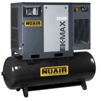 Compresseur d'air à vis silencieux sécheur intégré 270 litres 10 CV NUAIR