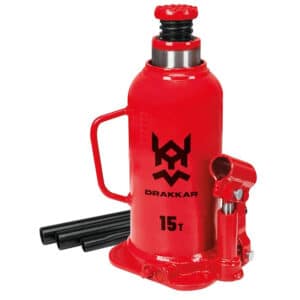 Cric bouteille hydraulique 15T DRAKKAR Cric bouteille hydraulique 15T DRAKKAR