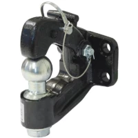 Crochet mixte d'attelage 3,5T 4 trous 17mm