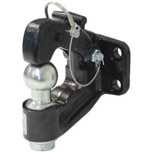 Crochet mixte d'attelage 3,5T 4 trous 17mm