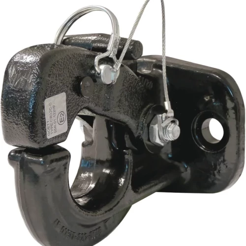 Crochet d'attelage fixe 3,5T « type jeep » 2 trous.