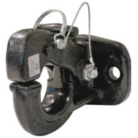 Crochet d'attelage fixe 3,5T 2 trous 17x90 mm