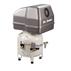 Compresseur d'air insonorisé dentiste 3 CV 50 litres NUAIR