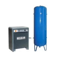 Compresseur d'air à piston insonorisé marche lente 3 CV 100 L NUAIR