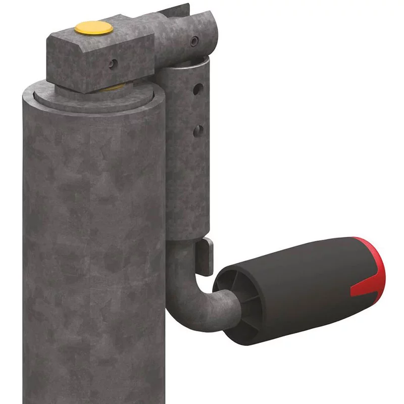 Roue jockey jante acier semi automatique Roue jockey jante acier semi automatique