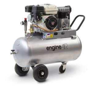 Compresseur d'air thermique essence Honda 4,8 CV 100 litres ABAC