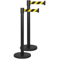 Kit 2 poteaux à sangle automatique 2.3 mètres