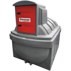 Cuve à gasoil 2500L double parois 60L/Min DRAKKAR
