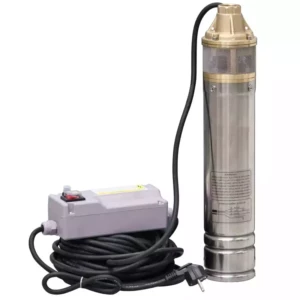 Pompe à eau immergée de puits 1 turbine 95 mm / 230 v / 750 w Pompe à eau immergée de puits 1 turbine 95 mm / 230 v / 750 w