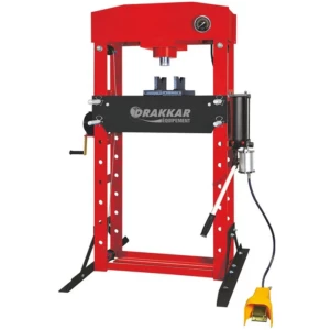 Presse d'atelier manuelle et pneumatique 50T DRAKKAR Presse d'atelier manuelle et pneumatique 50T DRAKKAR