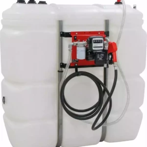 Cuve de stockage fuel PEHD 1500L DP 230V 60 l/min Cuve de stockage fuel PEHD 1500L DP 230V 60 l/min