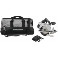 Pack scie circulaire 20V 1 batterie + sac de transport SCHNEIDER