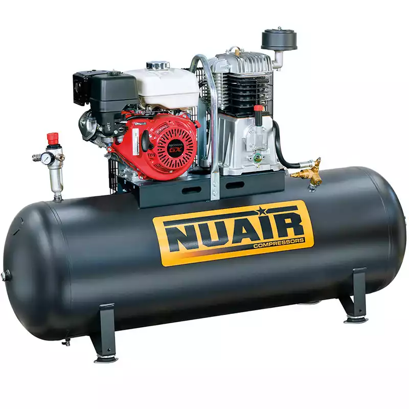 Compresseur d'air à piston thermique 270 litres moteur HONDA 11 CV Compresseur d'air à piston thermique 270 litres moteur HONDA 11 CV