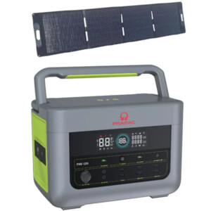 Pack station d'énergie portable 1200W + panneau solaire PRAMAC Pack station d'énergie portable 1200W + panneau solaire PRAMAC