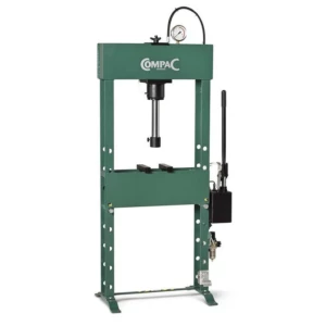 Presse d’atelier Compac 25 tonnes piston mobile et commande à pédale pneumatique Presse d’atelier Compac 25 tonnes piston mobile et commande à pédale pneumatique