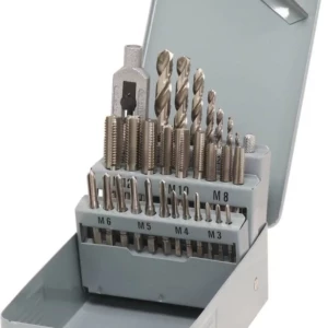 Coffret de Taraud et forêt métaux M3 à M12 DRAKKAR