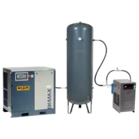 Compresseur d'air à vis 10 CV 13 BAR avec sécheur NUAIR