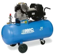 Compresseur à piston 3 CV monophasé 50 litres ABAC
