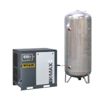 Compresseur d'air à vis 15 CV 500 L galvanisée NUAIR