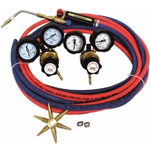 Kit complet OXY-GAZ tuyaux 2X5m détendeurs chalumeau