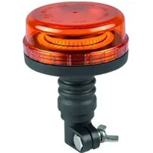 Gyrophare LED extra plat 12-24 V double flash sur tige flexible