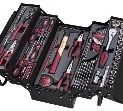 Caisse a outils avec assortiment de 106 pieces Kraftwerk