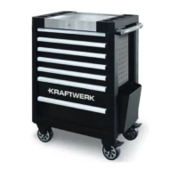 Servante d’atelier Kraftwerk – 7 tiroirs, 280 outils inclus