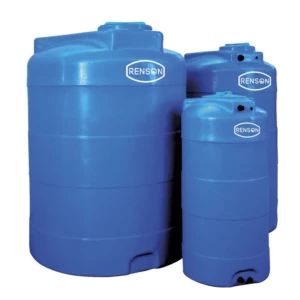Cuve de stockage d'eau verticale bleue 750 litres RENSON