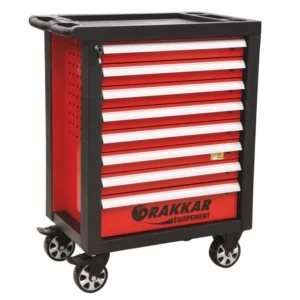 Servante d’atelier complète professionnelle 8 tiroirs – 263 outils