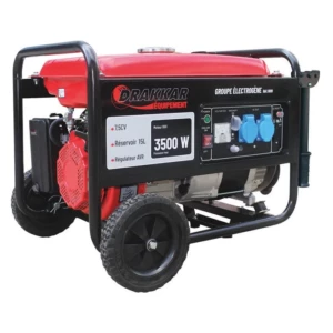 Groupe électrogène monophasé 3500W AVR kit brouette DRAKKAR Groupe électrogène monophasé 3500W AVR kit brouette DRAKKAR