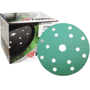 Disques abrasifs velcro GR1000 150mm 15 trous - lot de 100 pcs