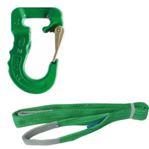 Ensemble crochet et élingue plate 2 T SODISE