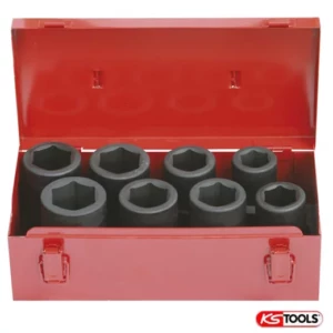 Coffret de douilles longues à chocs 1’’ KSTOOLS