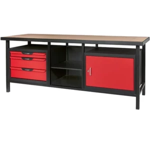 Établi d’atelier professionnel 1 porte et 3 tiroirs KSTOOLS