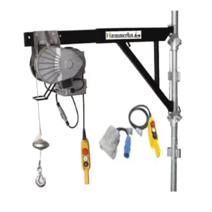 Treuil à potence extensible avec télécommande détachable 24 V HAEMMERLIN