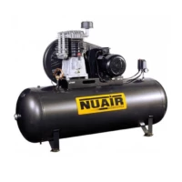 Compresseur d'air bi-étagé de 500 litres triphasé 7,5 CV NUAIR