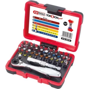Coffret de 30 embouts de vissage 1/4'' KSTOOLS