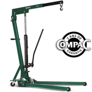 Grue d’atelier 1 tonne pliante vérin pivotant COMPAC Grue d’atelier 1 tonne pliante vérin pivotant COMPAC