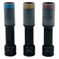 Coffret de douilles à chocs extra longues 6 pans pour jantes aluminium SlimPOWER KSTOOLS