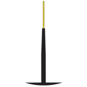 Cheville avec tige diamètre 6mm