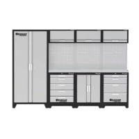 Mobilier d'atelier 4 éléments inox