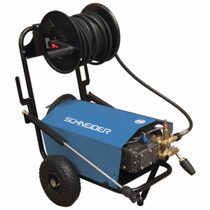 Nettoyeur HP eau froide 380V 21 l/min 150 bar total stop enrouleur 20m lance turbo Nettoyeur HP eau froide 380V 21 l/min 150 bar total stop enrouleur 20m lance turbo