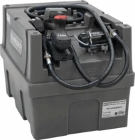 Cuve de ravitaillement gasoil PE 200L avec kit pompe à gasoil avec 20V Li-ion et 1 batt 4Ah