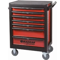 Petite servante d’atelier – 7 tiroirs compacte rouge/noir