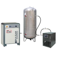 Compresseur d'air insonorisé 10 CV 500 L sécheur FINI