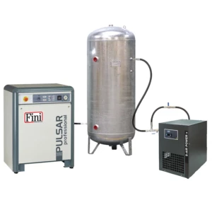 Compresseur d'air insonorisé 10 CV 500 L sécheur FINI