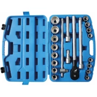 Coffret de douilles 3/4" 12 pans STILKER