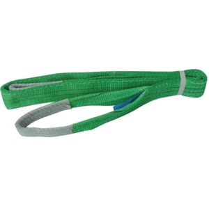 Elingue plate avec boucles 60 mm 2T 1 m vert